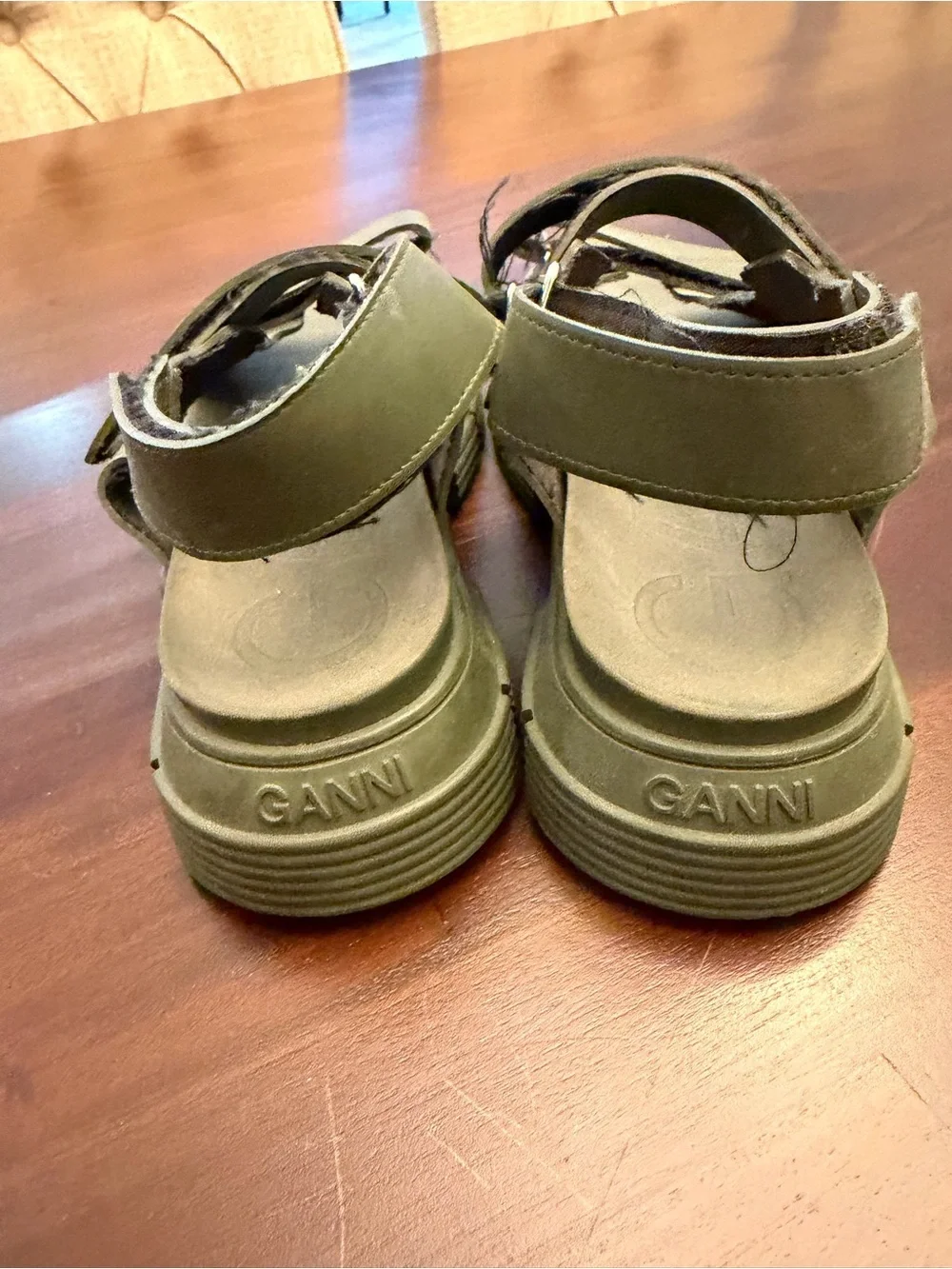 Ganni chunky velcro